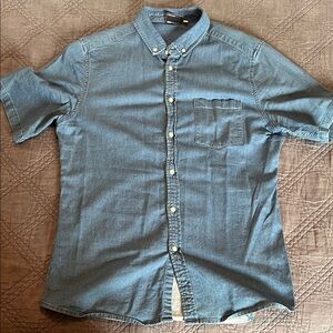 ASOS Men's Blue Denim Shirt